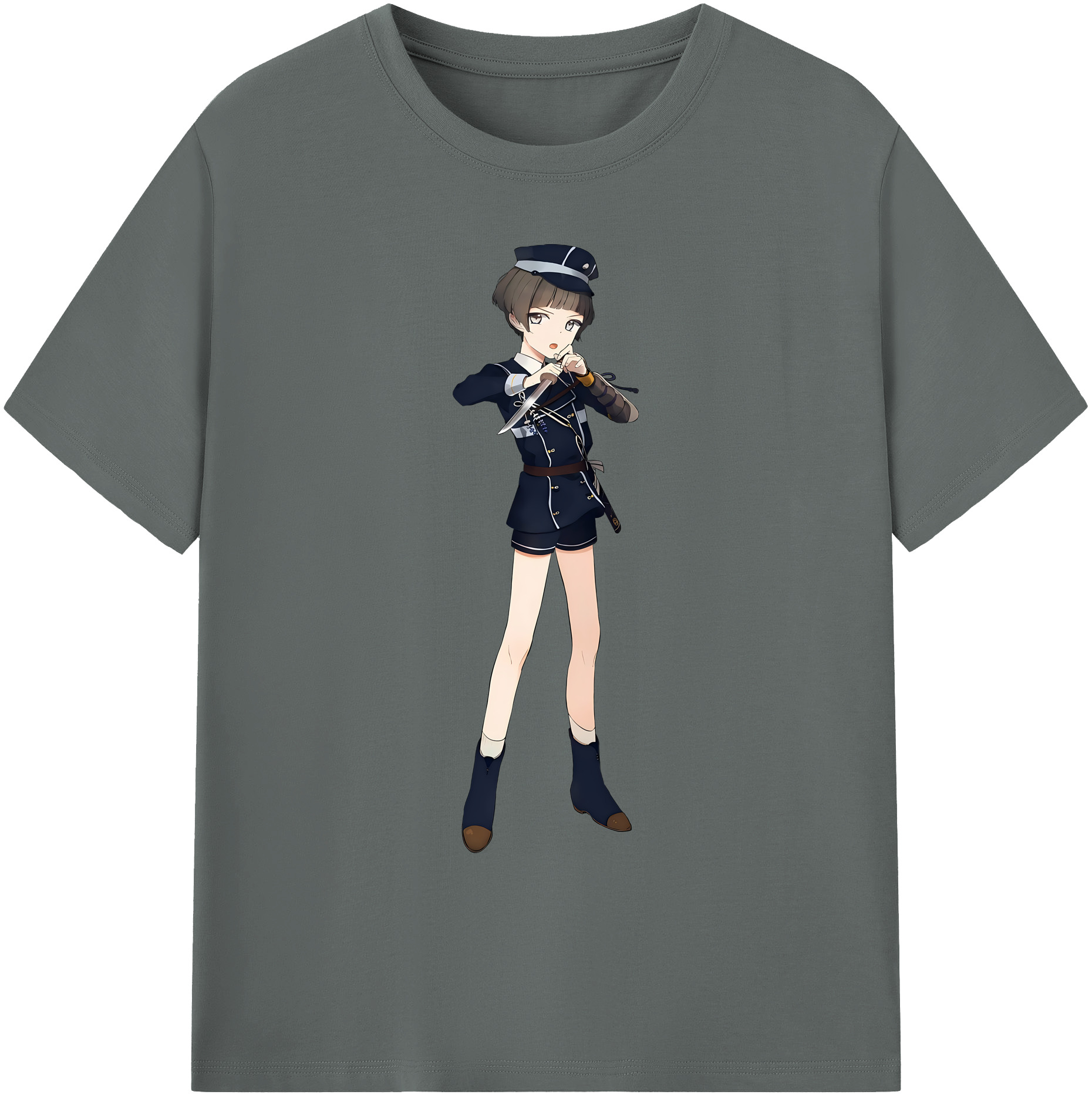 （画像用） 刀剣乱舞 Touken Ranbu 綿100％ メンズ半袖Tシャツ｜肌触りやわらか＆通気性